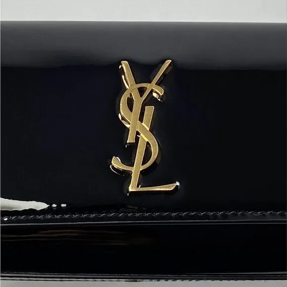 Saint Laurent Mini Kate Patent Leather Belt Bag